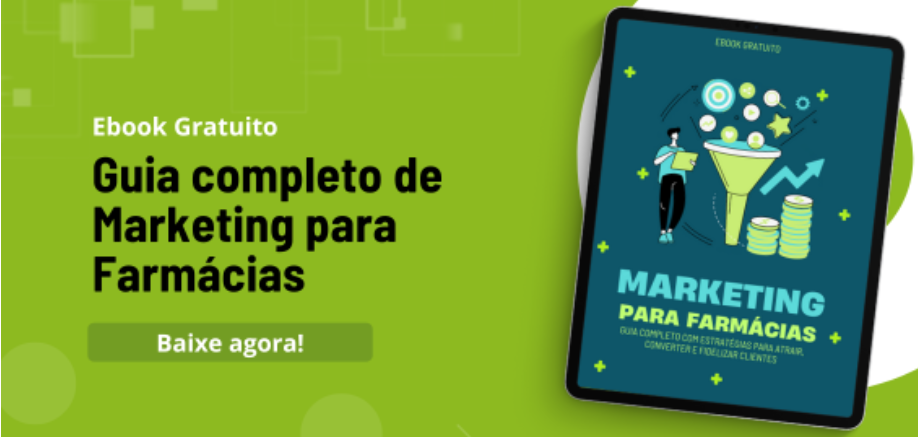 margem de lucro: Aproveite e baixe o nosso eBook de Marketing para Farmácias ! Descubra estratégias incríveis para alavancar suas campanhas de marketing.