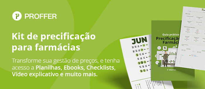 Baixe também o Kit de precificação para farmácias com diagnóstico de precificação